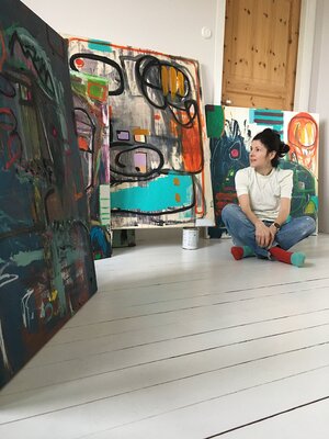Barbara D’Angelo Månsson in the Studio: In my studio