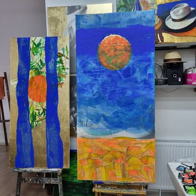 Cristina Ciobanu in the Studio: In my studio