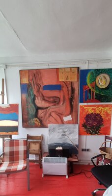 Cristina Ciobanu in the Studio: My old studio