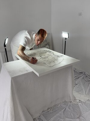 Alessandro Delsere in the Studio