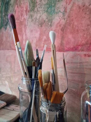 MACARENA SANZ in the Studio: UN POCO DE ORDEN EN EL TALLER...
