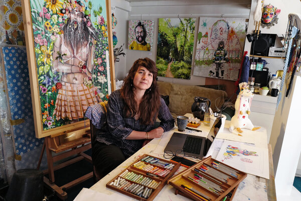 Aurore LANTERI in the Studio