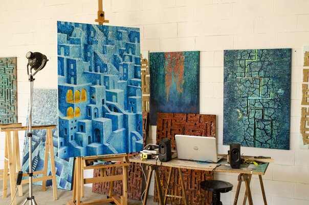 Jacopo Berlendis in the Studio