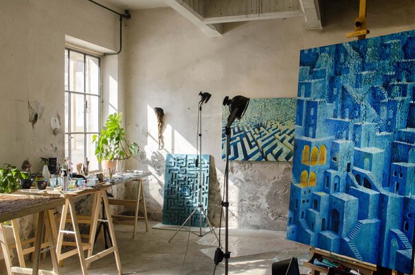 Jacopo Berlendis in the Studio