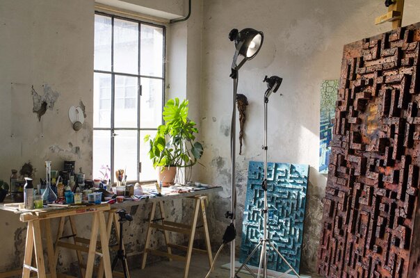 Jacopo Berlendis in the Studio