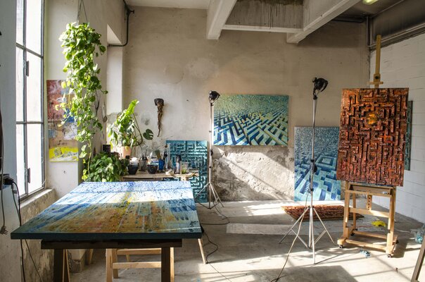 Jacopo Berlendis in the Studio