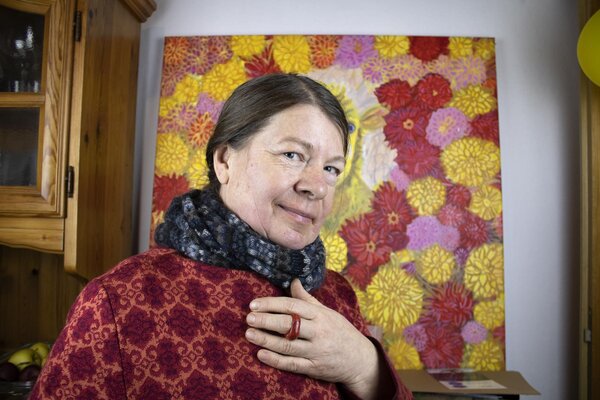 Anna Rona in the Studio