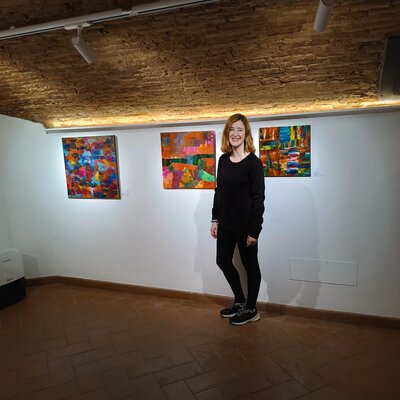 Montse Barberà Pujol in the Studio: Exhibition Art Art Gallery/Rossocinabro (March 2025), Florence, Italy