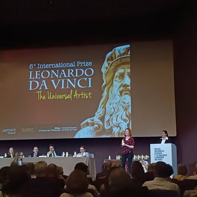 Montse Barberà Pujol in the Studio: 2024 Leonardo da Vinci International Prize (April 2024) at Museum of Science and Technology