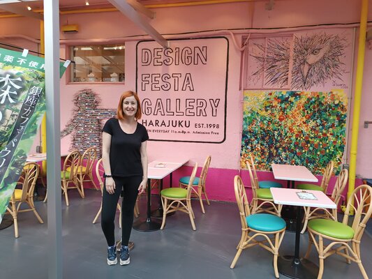 Montse Barberà Pujol in the Studio: 2024 Harajuku Shibuya/ Tokyo - Artnumber Gallery (June 2024)