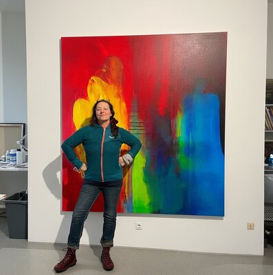 Katharina Dustmann in the Studio