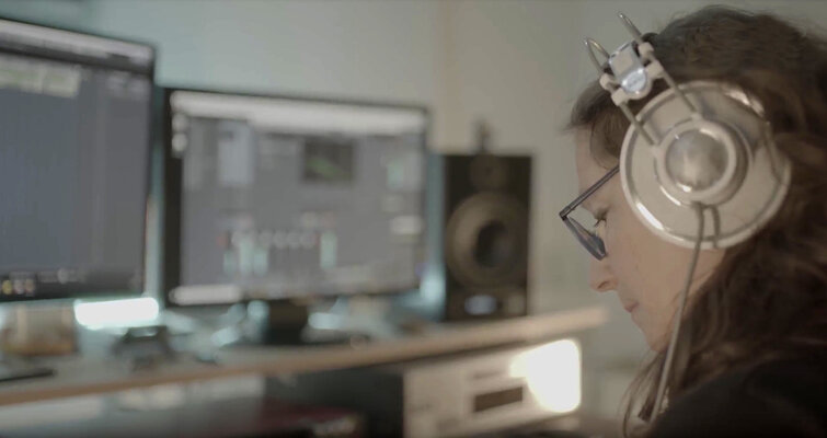 Katharina Dustmann in the Studio
