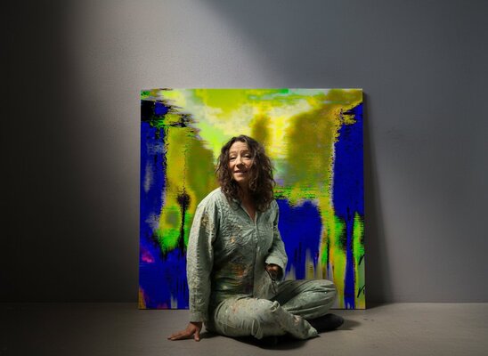 Katharina Dustmann in the Studio