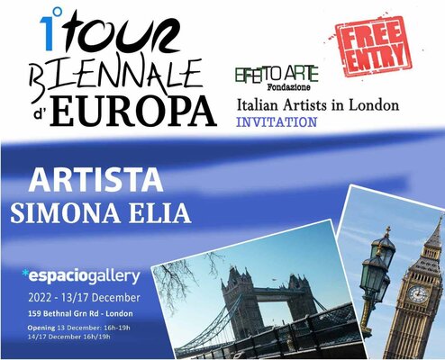 Simona Elia in the Studio: Europe Biennial  '22 LONDON