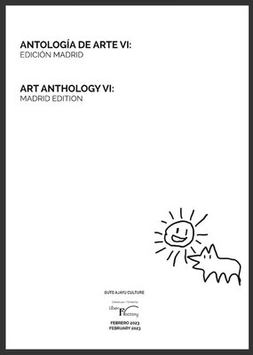 Simona Elia in the Studio: ART ANTHOLOGY BOOK BY THE PRESTIGIOUS INTERNATIONAL GUTO AJAYU CULTURE (Guto Ajayu has exhibited internationally at venues such as the Venice Biennale, the National Museum of Art in Bolivia, the Tambo Quirquincho Museum, the Ducal Palace Museum in Me
