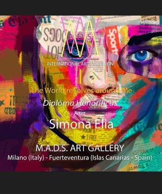 Simona Elia in the Studio: Jan- Feb 2022 - Exhibition in Milan (Italy) and Fuerteventura (Spain) - M.A.D.S.  the digital mixed reality art gallery 7.0