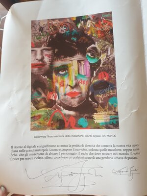 Simona Elia in the Studio: Art critic review by famous art expert Vittorio Sgarbi published in his book "Porto Franco"