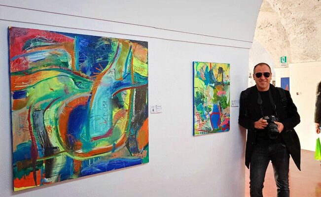 Rosario Annunziata in the Studio: Mostra Impronte e Orme, Museopossibile a Nola (NA)