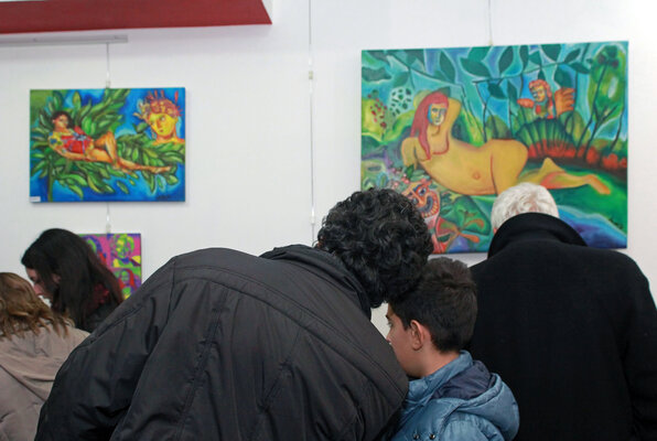 Rosario Annunziata in the Studio: Esposizione a Salerno