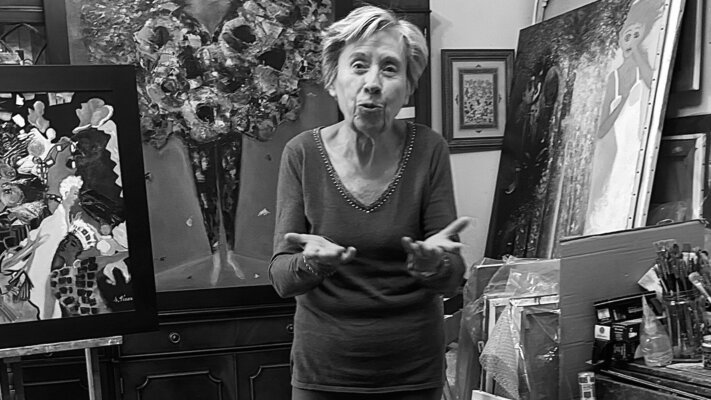 Sylvie PERON in the Studio