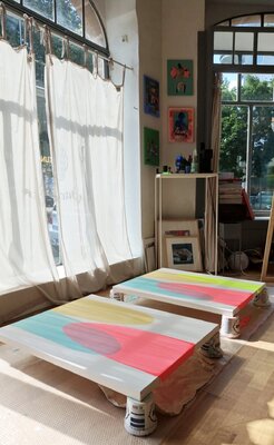 Tanja Hoffmann in the Studio: Herzlich Willkommen in meinem Studio : Work in progress 2025