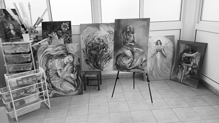 Fanitsa Petrou in the Studio