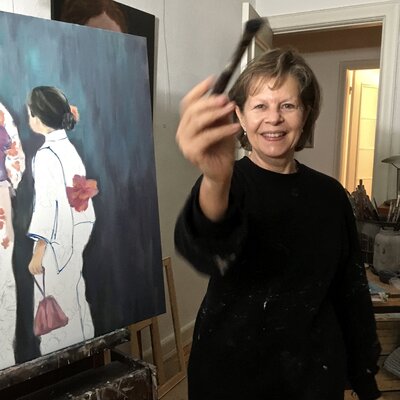 Christiane Bernreuther in the Studio: Mein Lieblingsplatz im Atelier