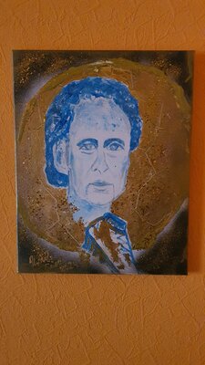 Ursula Gnech in the Studio