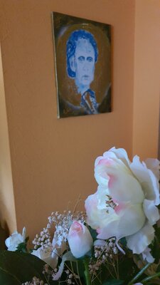 Ursula Gnech in the Studio