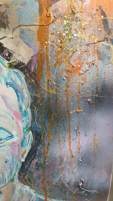 Ursula Gnech in the Studio
