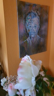 Ursula Gnech in the Studio