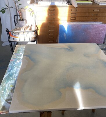 Katinka Dermietzel in the Studio