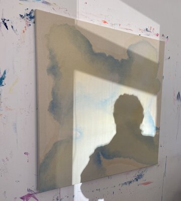 Katinka Dermietzel in the Studio