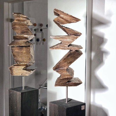 Sylvio Eisl in the Studio: Bronzeskulptur Alasan, 2019