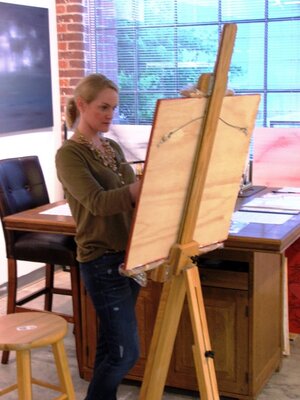 Cynthia Grow in the Studio: Cynthia Grow in the studio - U.S.