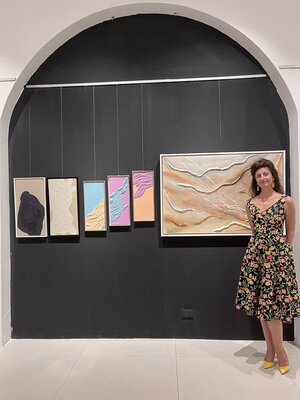 Cristina Adria in the Studio