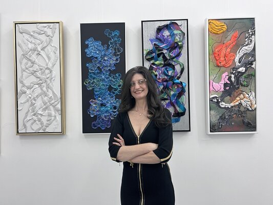 Cristina Adria in the Studio