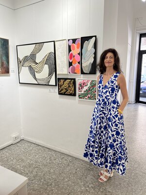 Cristina Adria in the Studio