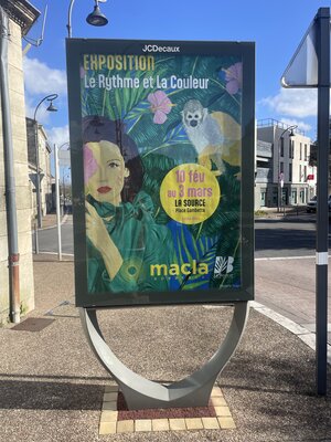 Victoria Stagni in the Studio: Annonce de l'exposition "Le rythme et la couleur", La Source, Le Bouscat.