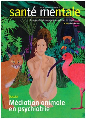 Victoria Stagni in the Studio: Illustration de la couverture et des articles du n°255 de la revue Santé Mentale
