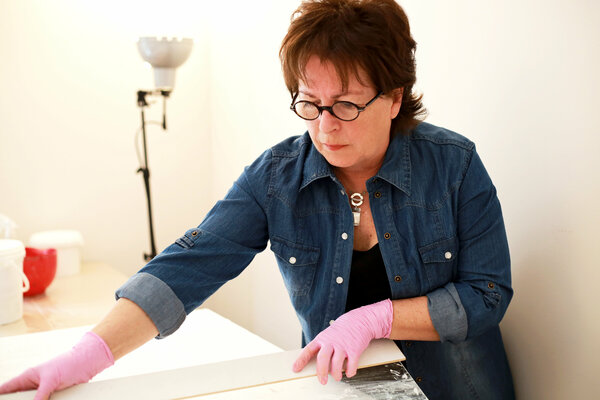 Renée De Gagné in the Studio