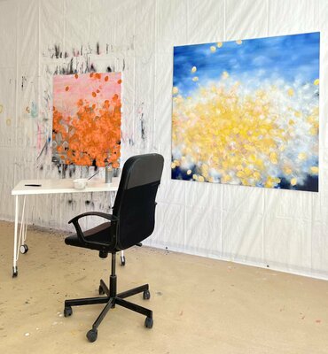 Frederic Paul in the Studio