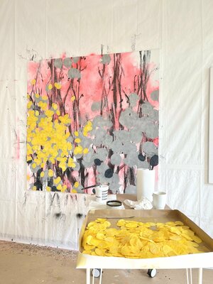 Frederic Paul in the Studio