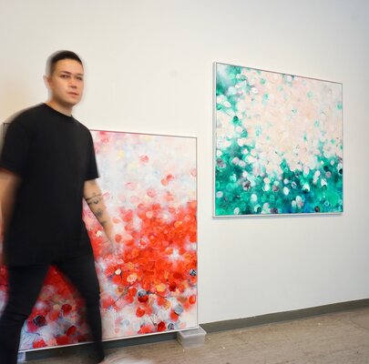 Frederic Paul in the Studio