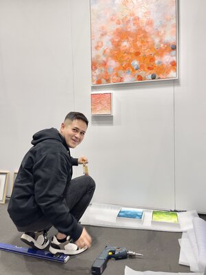 Frederic Paul in the Studio