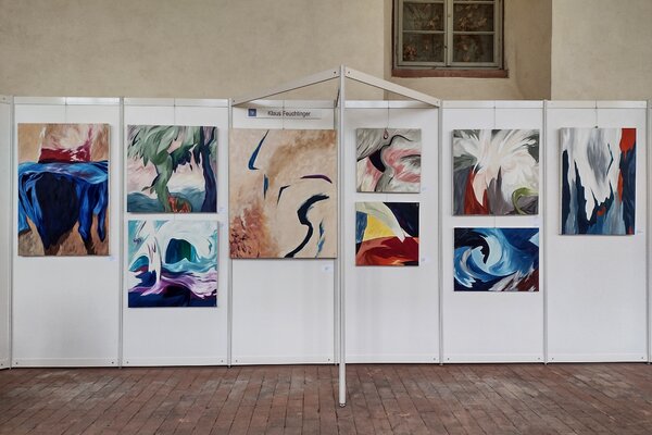 Klaus Feuchtinger in the Studio: Schwetzingen - Schloss - Ausstellung in der Orangerie August `23