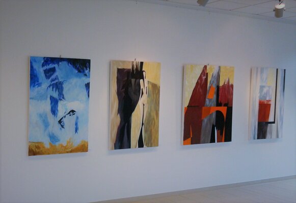 Klaus Feuchtinger in the Studio: Ausstellung Stuttgart Weißenhofsiedlung im Augustinum 2015