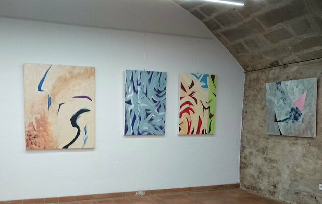 Klaus Feuchtinger in the Studio: Ausstellung im Kunst-Quartier Stuttgart-Leonberg  2020