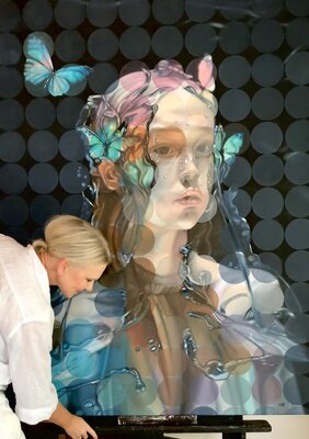 Valentina Andrees-Reschetizka in the Studio