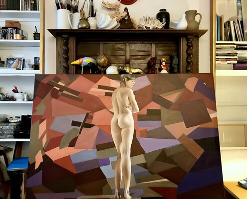 Valery Koroshilov in the Studio